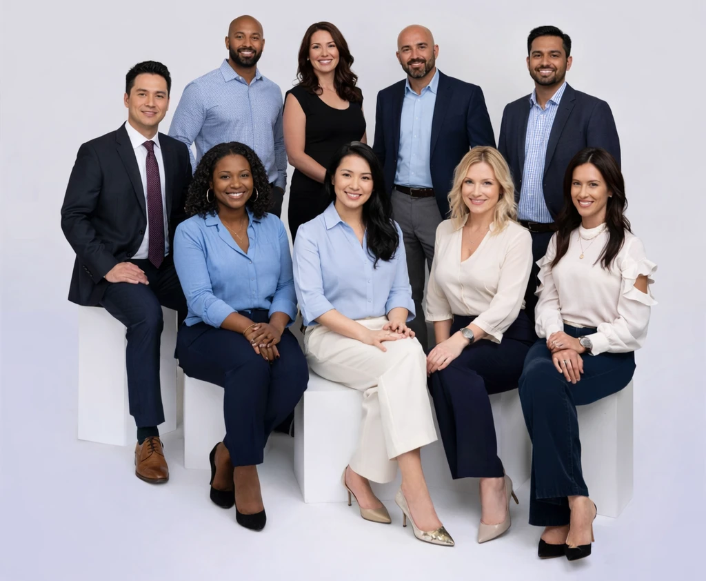 Corporate team photography